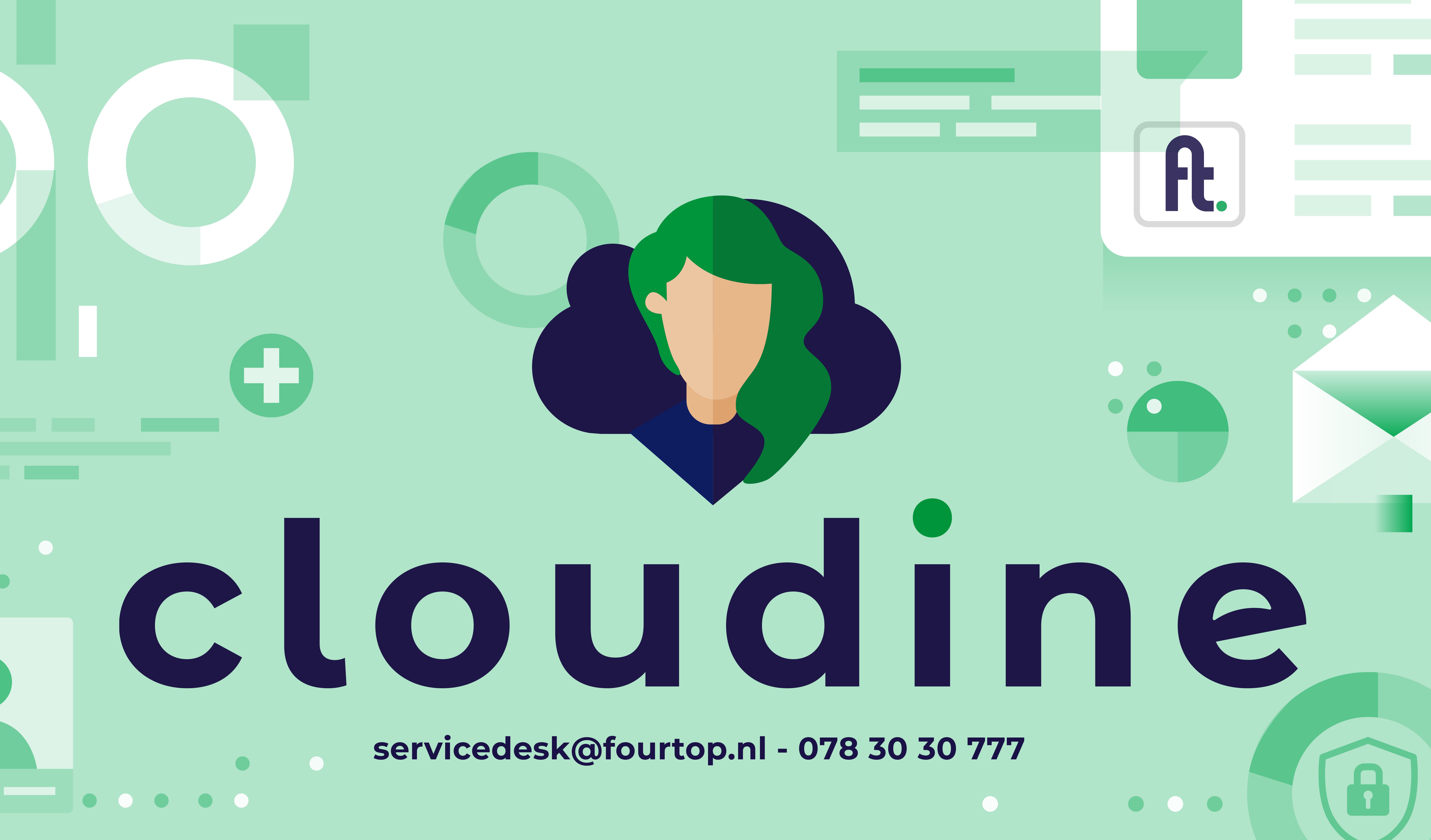 Cloudine vergrendelscherm | Fourtop ICT